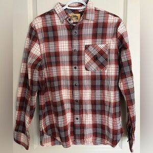 Billionaire Boys Club Plaid Button Down Long Sleeve Size Large